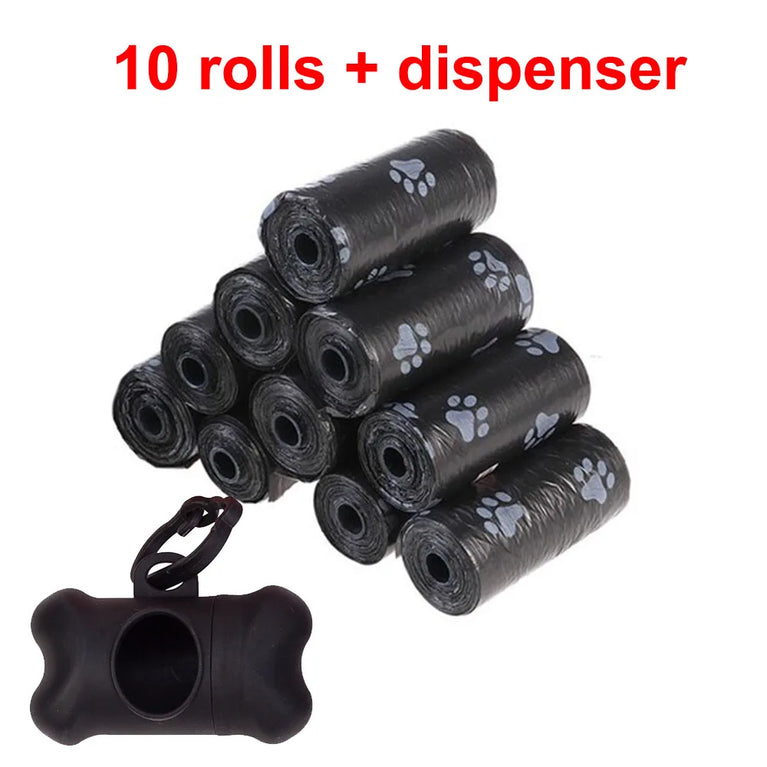 10 Roll Biodegradable Dog Poop Bags Compostable Waste Bags