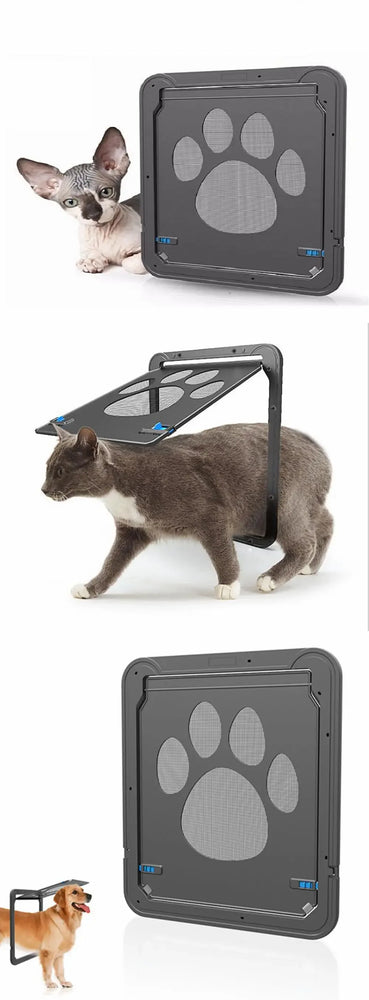Lockable Magnetic Pet Screen Door | Easy Install Garden Gate