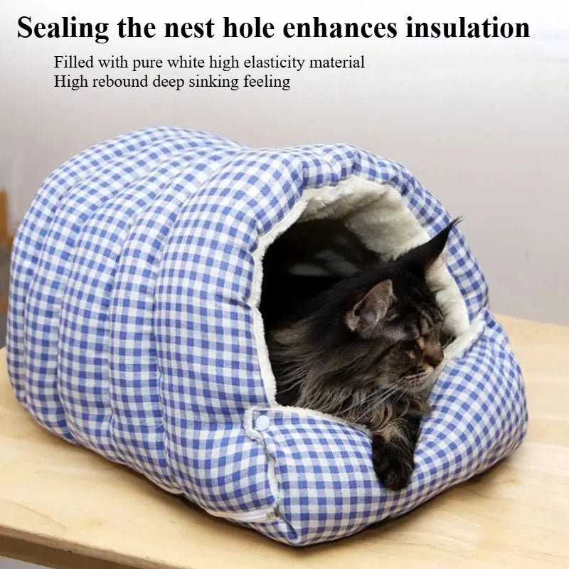Foldable Winter Pet Sleep Bed Bag Cat Heating Pad Cooling Cat Bed