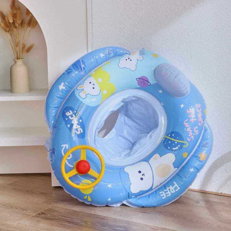 Baby Float with Sunshade | Flamingo & Unicorn Pool Swimming Ring