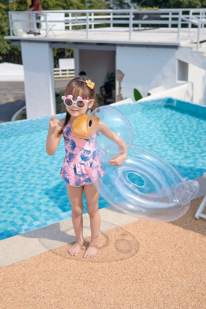 Baby Float with Sunshade | Flamingo & Unicorn Pool Swimming Ring