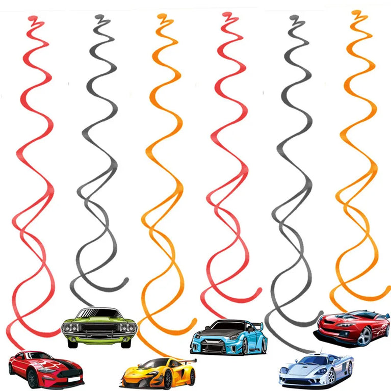 Happy Birthday Wheels Racing Car Party Disposable Tableware Set for Kids Celebration