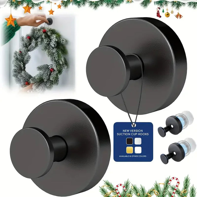 Vacuum Suction Cup Hooks Punch Free Bath Sucker Hook Wall Hook Hanger Glass Kitchen Bathroom Hooks for Towel Handbag