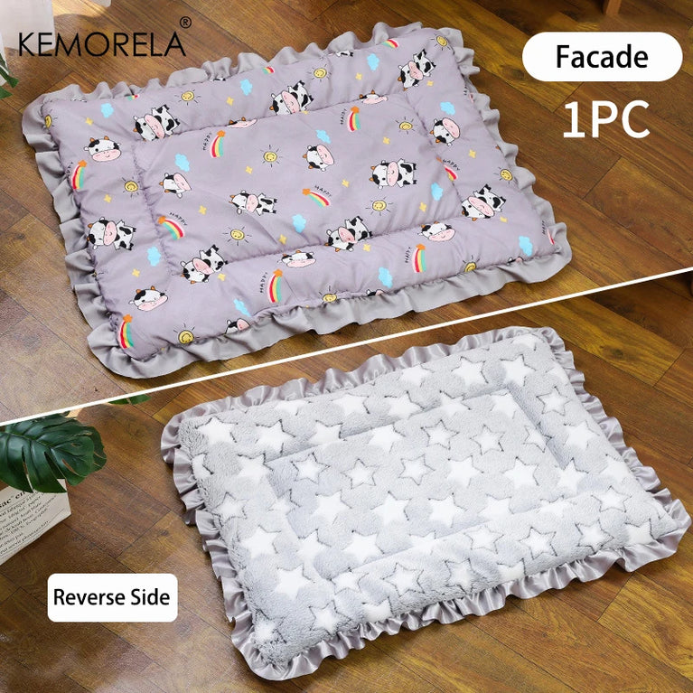 Double Sided Pet Mat Cat Heating Pad Cooling Bed Cat Universal