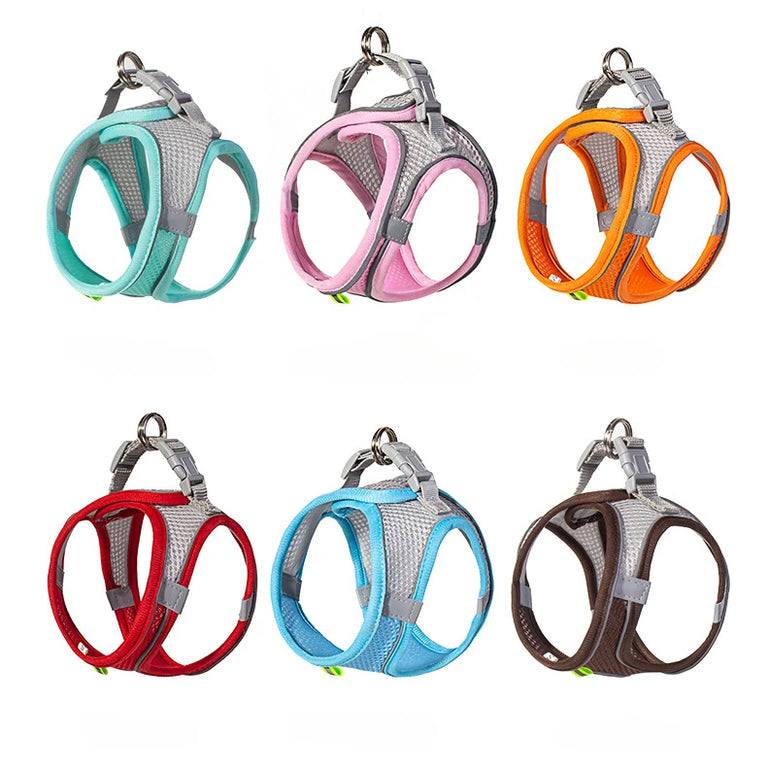 Dog Harness Leash Set Small Dogs Chihuahua Frenchie No Pull Vest