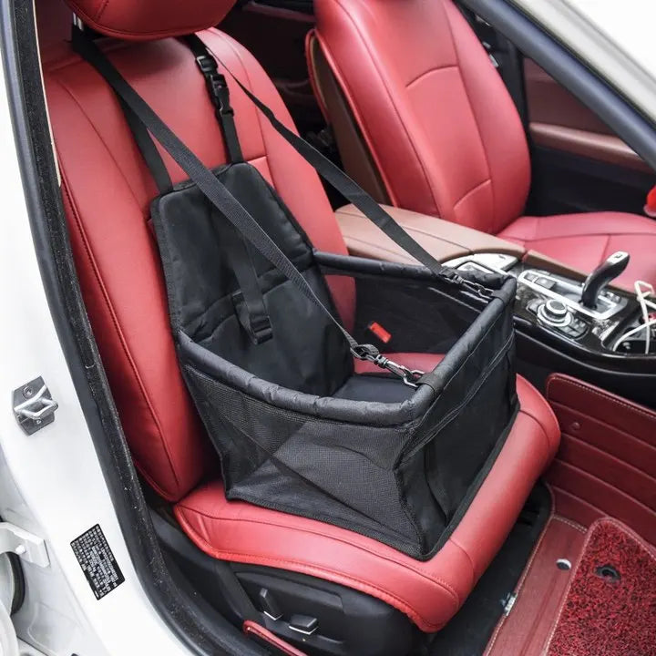Dog Car Seat Cover Folding Hammock Pet Car Travel Booster Seat Basket