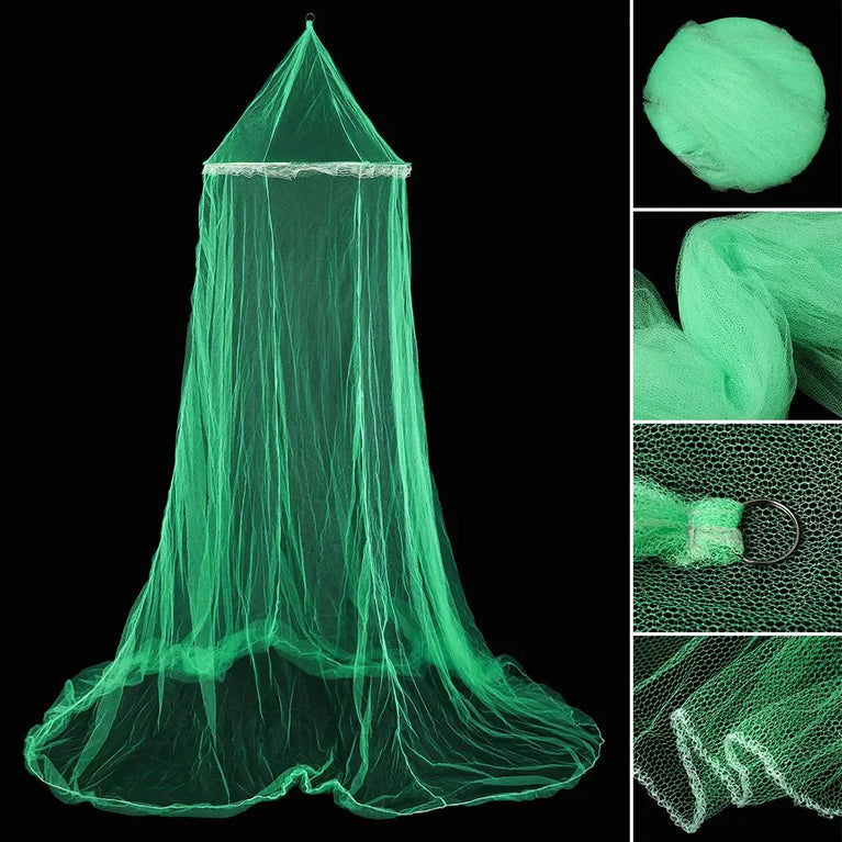 Lace Dome Mosquito Net | Elegant Bed Canopy & Insect Protection