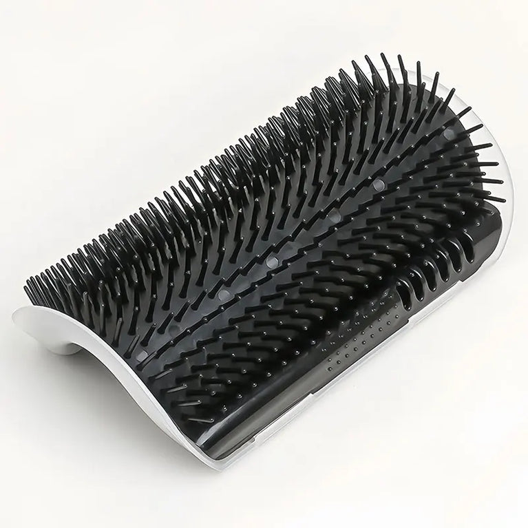Cat Self Groomer Wall Corner Scratcher Massage Brush Pet Hair Remover Tool