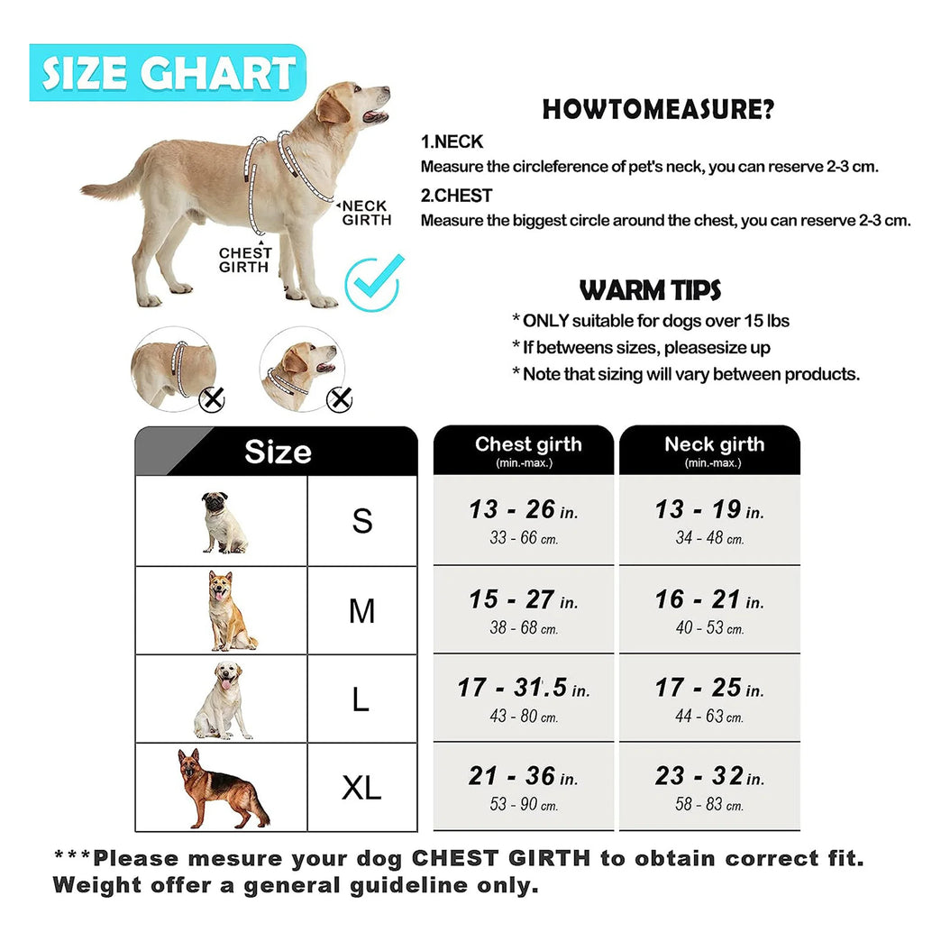 No Pull Adjustable Soft Padded Dog Harness Vest With Control Handle