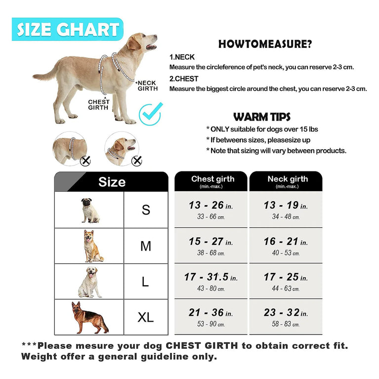 No Pull Adjustable Soft Padded Dog Harness Vest With Control Handle