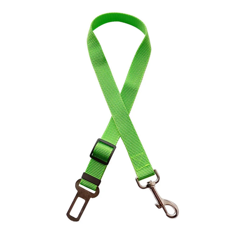 Adjustable Reflective Dog Car Seat Belt Harness With Lights Safety Travel Belt