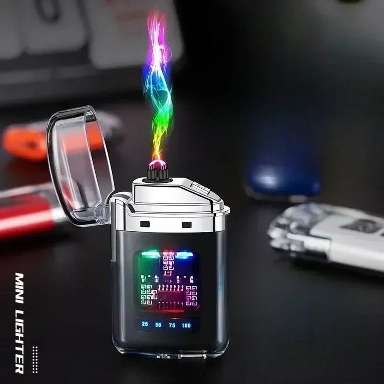Electric Double Arc USB Plasma Lighter | Windproof Rechargeable Outdoor Tool