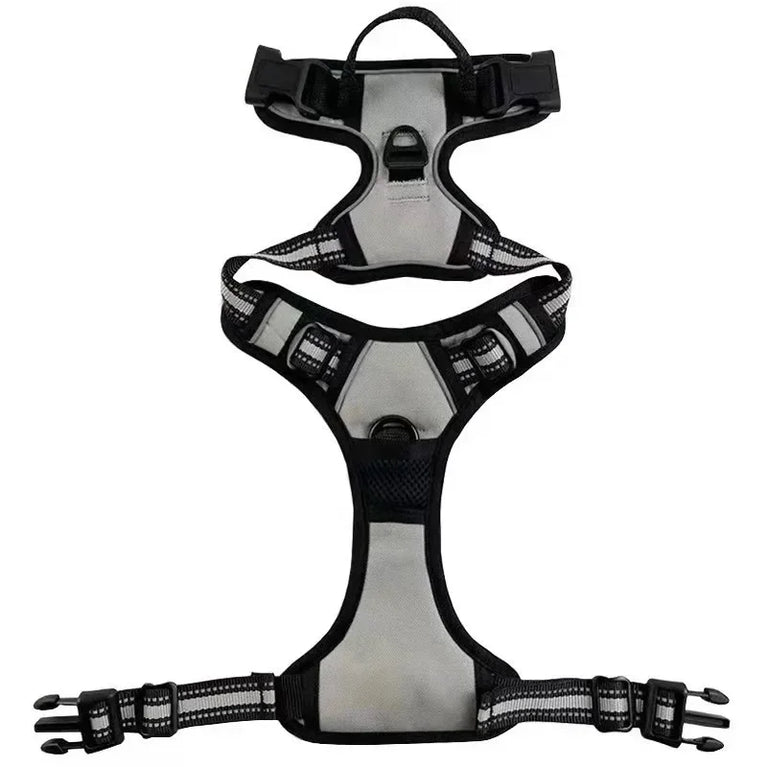 Reflective Adjustable Dog Harness Breathable No Pull Vest ChestStrap