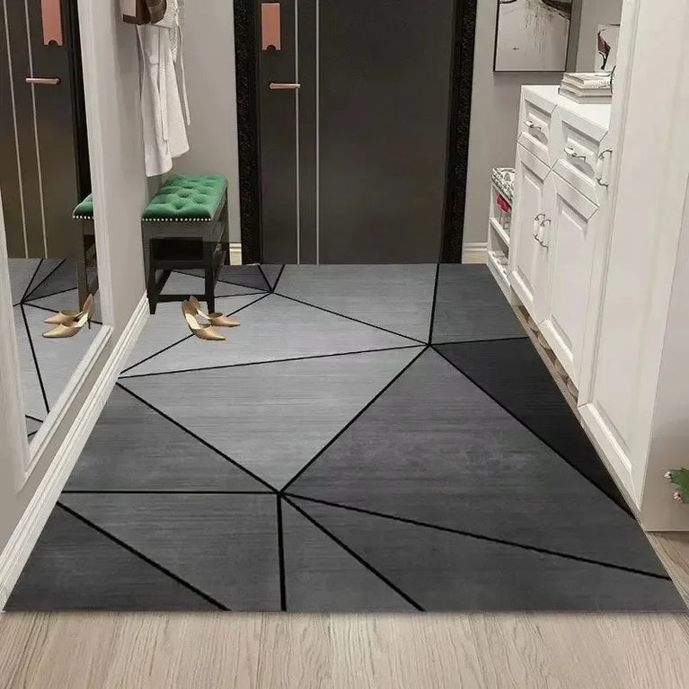Geometric Non-Slip Washable Area Rugs for Living Room and Home
