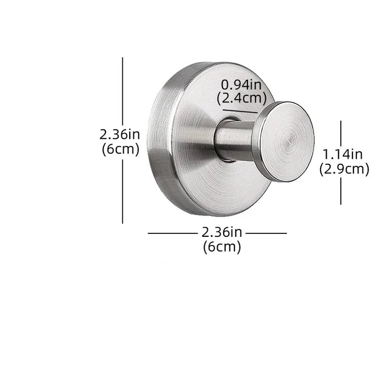 Bathroom Vacuum Suction Cup Hooks Towel Robe Holder Rack Stainless Steel Hook Hanger For Shower Glass Self Adhesive Wall Hooks