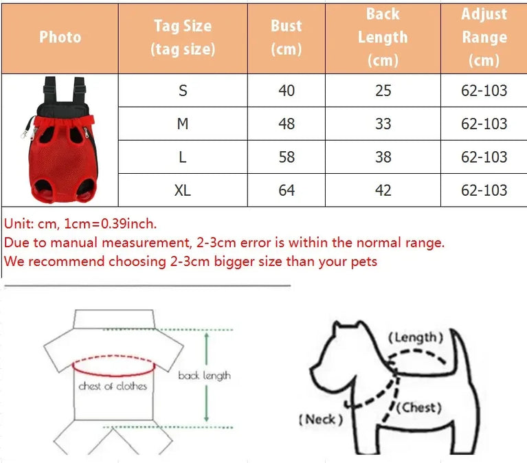 Portable Pet Mesh Backpack | Dual-Shoulder Outdoor Travel Carrier