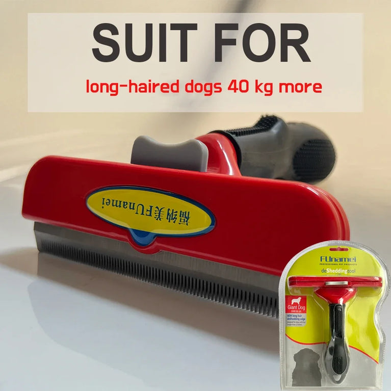 Pet Hair Remover Deshedding Brush Dog Cat Grooming Comb Tool
