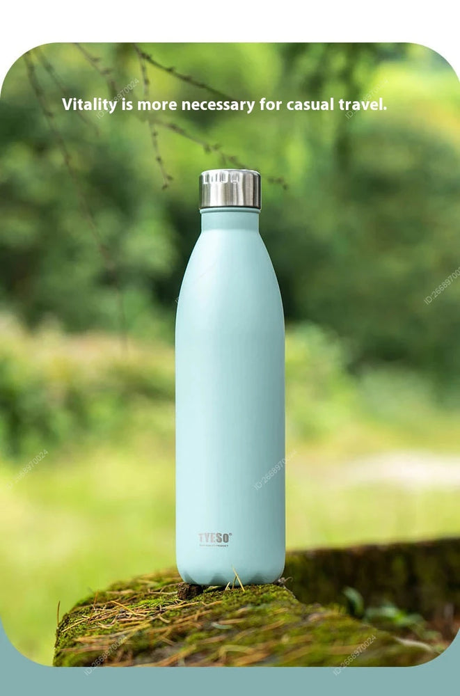 750ml Vacuum Insulated Stainless Steel Cola-Shaped Water Bottle Flask