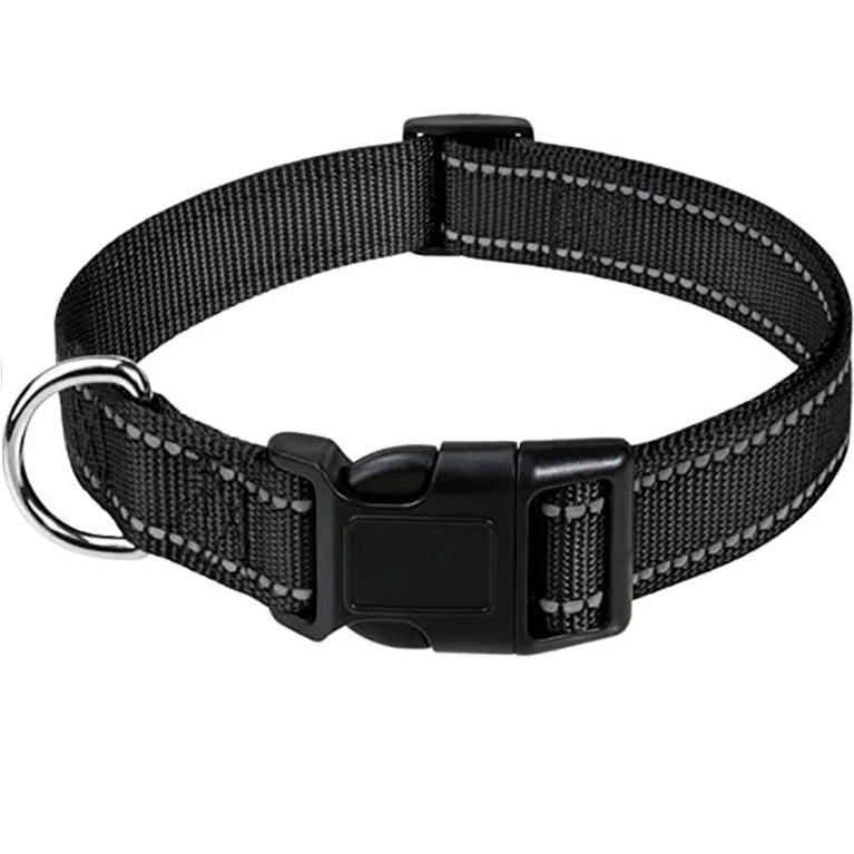 10 Colors Pet Dog Collar Nylon Neck Collar Small Medium Large Dog Chihuahua Reflective