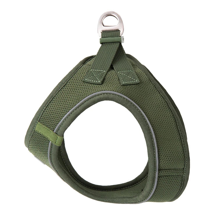 Adjustable Reflective Dog Harness Leash Set Step-In Soft Air Mesh Vest