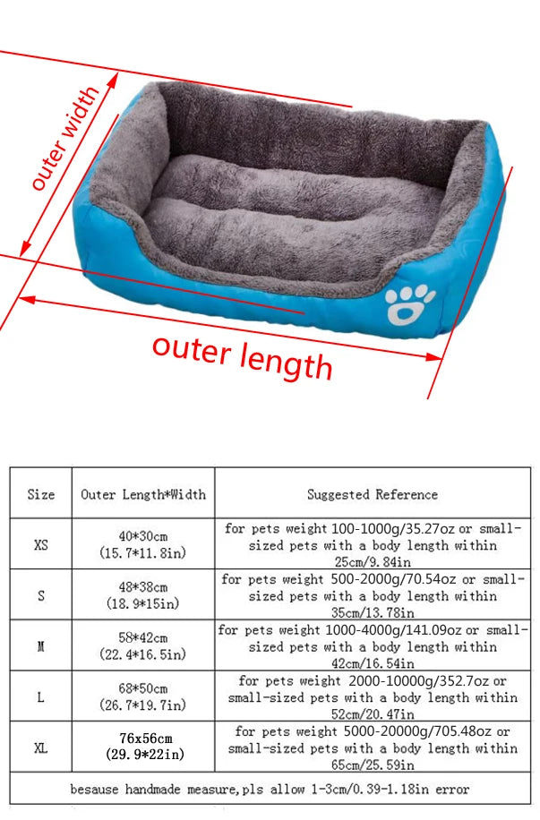 Colorful Warm Dog Bed Cat Heating Pad Cooling Bed Cat Mattress