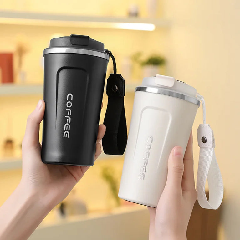 Coffee Thermos Cup Stainless Steel Vacuum Flask Travel Mug 500ml