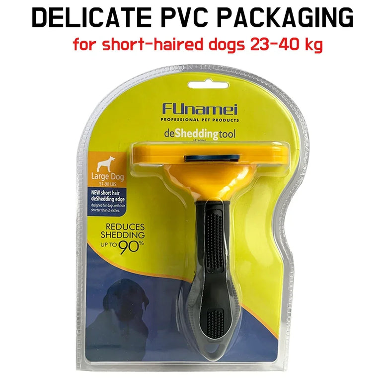 Pet Hair Remover Deshedding Brush Dog Cat Grooming Comb Tool