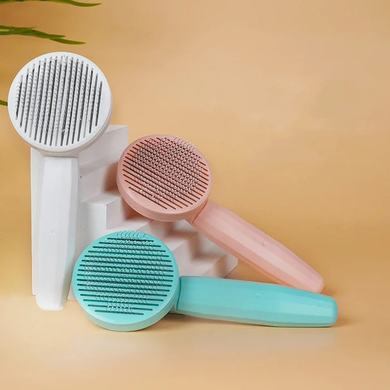 Cat Hair Cleaning Dematting Brush Grooming Comb Shedding Tool
