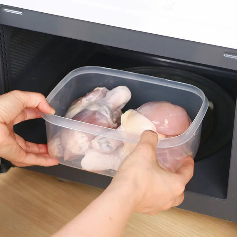 Durable Transparent Storage Box Reusable Food Grade Kitchen Storage Box