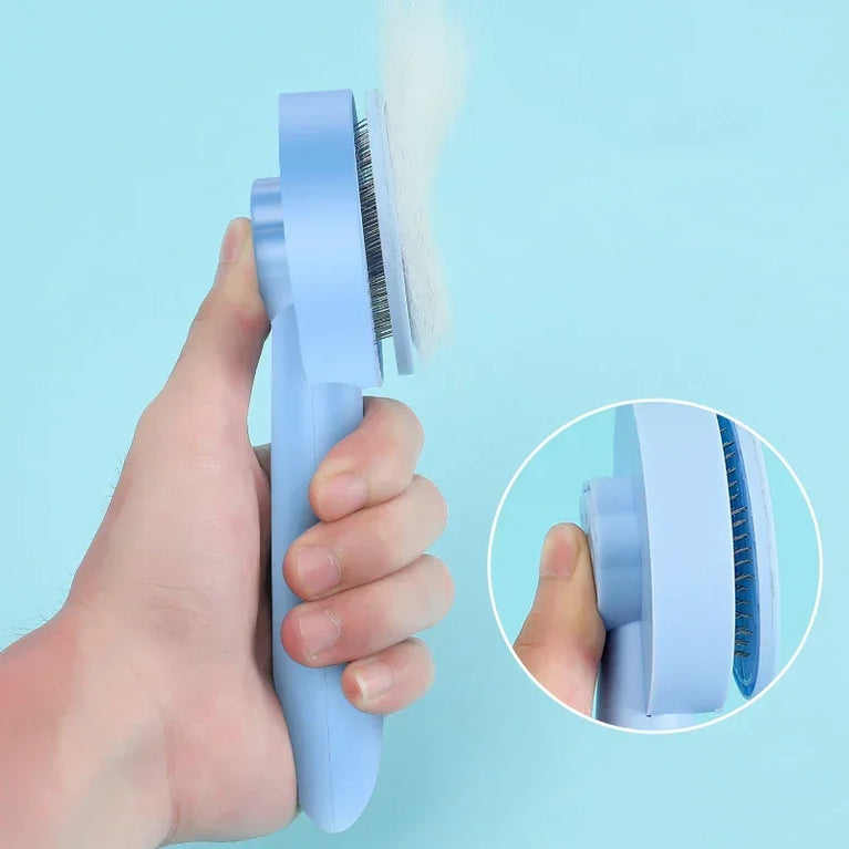 Cats Brush for Shedding Self Cleaning Slicker Grooming Massage Comb