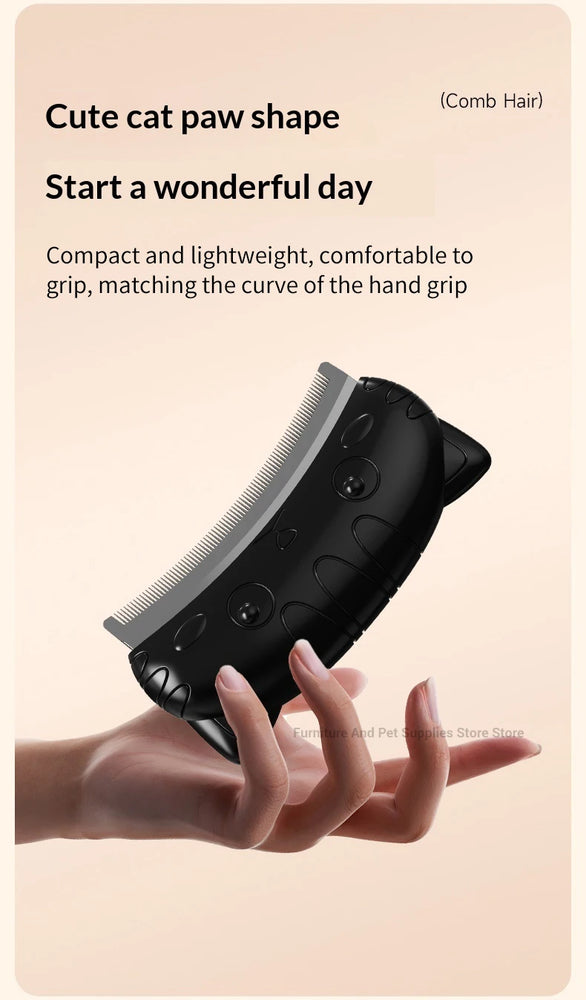 Pet Detangling Brush Short & Long Hair Hair Remover Comb Grooming Tool