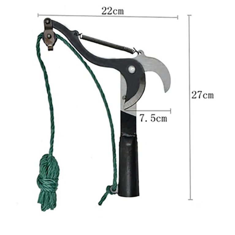 High Branch Extension Lopper Tree Pruner Saw Cutter Rope Garden Tool