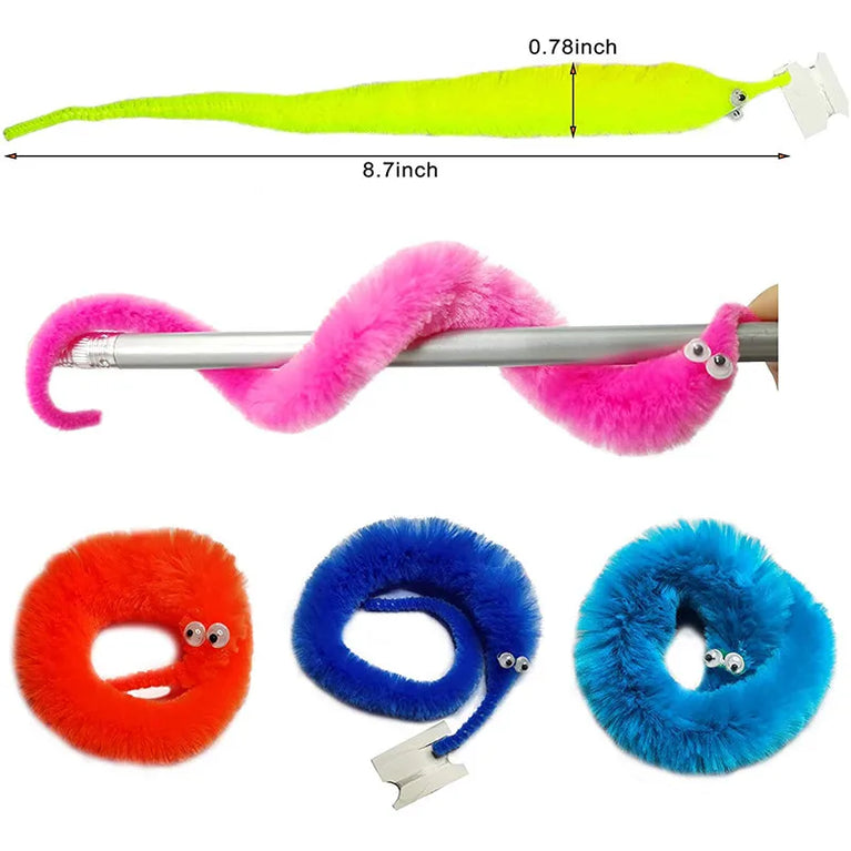 Wiggly Magic Worm | Invisible String "Fuzzy" Trick Toy