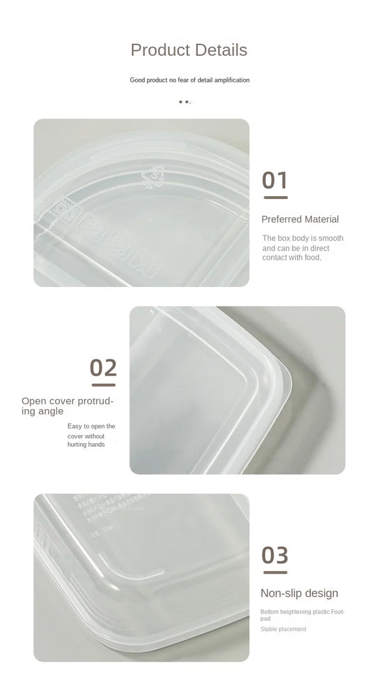 Refrigerator Food Storage Containers Sealed Box Kitchen Freezer Seal Bin Vegetable Fruit Meat Fresh Box Organizer