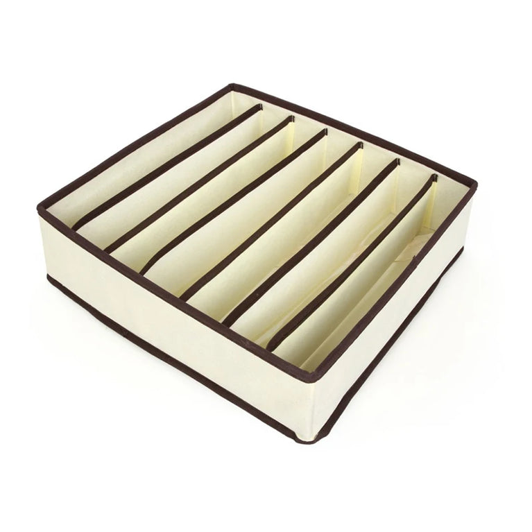 Non-Woven Underwear & Sock Organizer | Foldable Wardrobe Drawer Divider