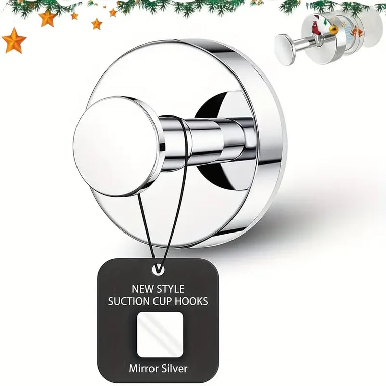 Vacuum Suction Cup Hooks Punch Free Bath Sucker Hook Wall Hook Hanger Glass Kitchen Bathroom Hooks for Towel Handbag
