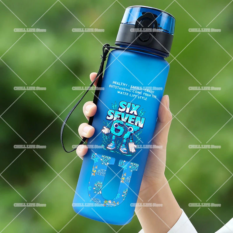 650ML Sports Waterbottle Cartoon Gym Travel Drinking Cup