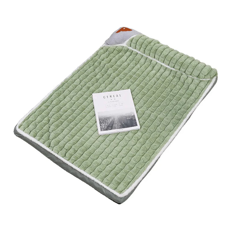 Winter Dog Bed Mattress Removable Washable Large Pet Sleeping Mat