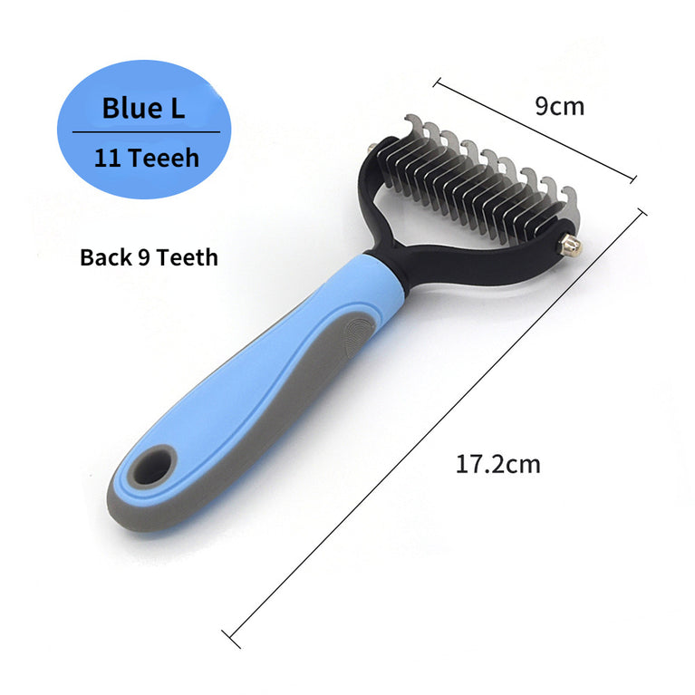 Professional Pet Deshedding Brush Dog Hair Remover Fur Knot Cutter Grooming Tool