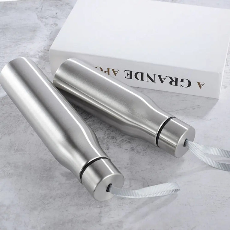 500ML/750ML Stainless Steel Portable Hot Cold Water Bottle