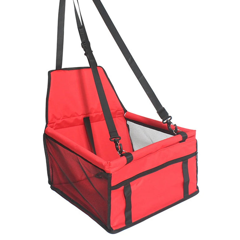 Dog Car Seat Cover Folding Hammock Pet Car Travel Booster Seat Basket