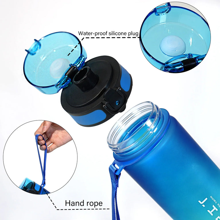 800ML Anime Frosted Sports Waterbottle Gym Outdoor Fitness Drinking Cup