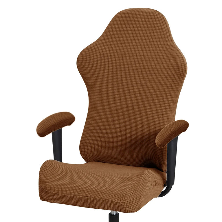 Thick Jacquard Gaming Chair Cover | Stretchy Polyester Office & Racing Chair Slipcover