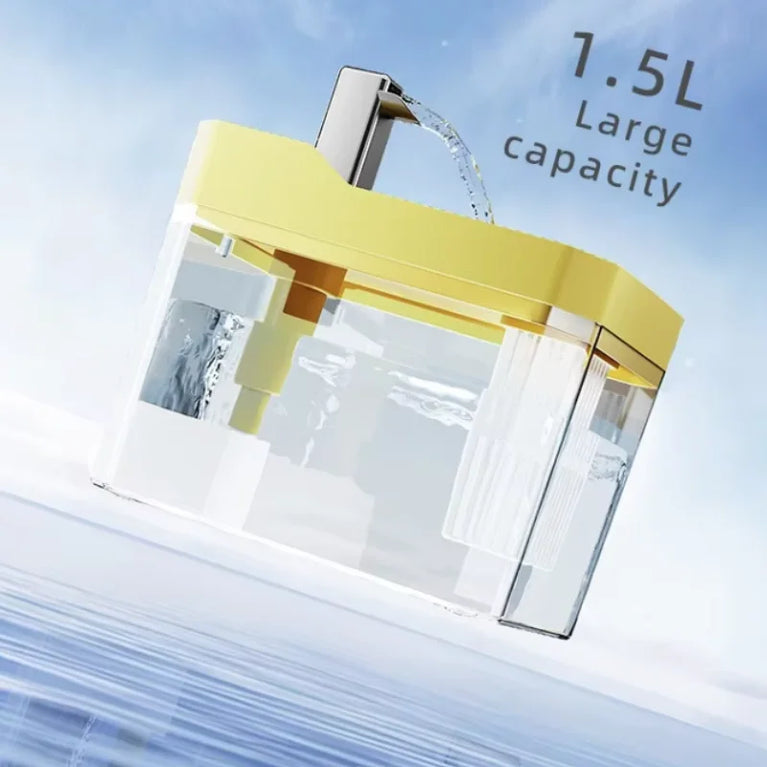 Cat Water Fountain Automatic Circulating Pet Water Dispenser Large Capacity Intelligent Charging System