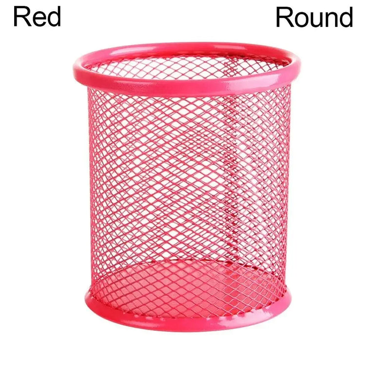 Multifunction Mesh Pen Pot Desk Tidy Stationery Organiser