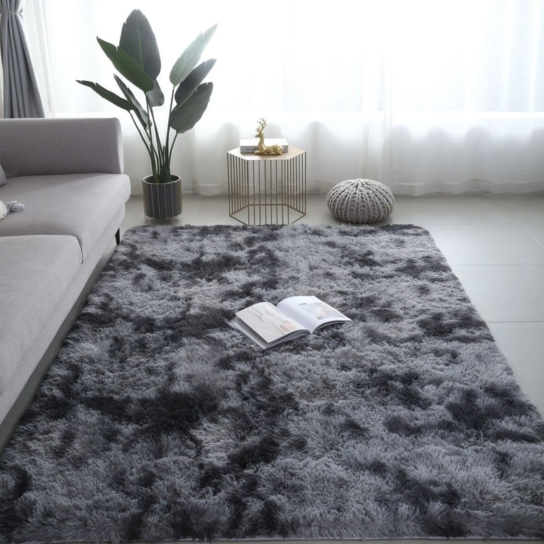 Fluffy Non-Slip Washable Area Rugs for Living Room and Bedroom