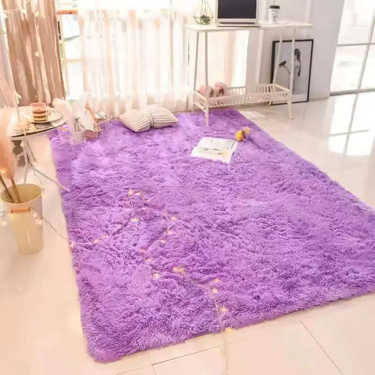 Fluffy Non-Slip Washable Area Rugs for Living Room and Bedroom