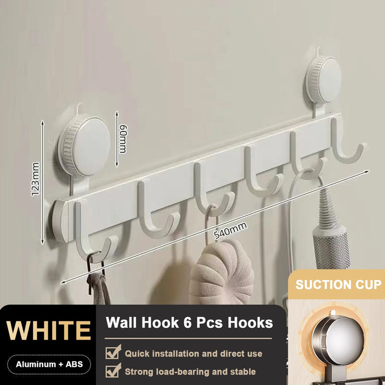 Suction Cup Bathroom Hooks Towel Hanger Nail Wall Rack Hooks Coat Clothes Holder for Bathroom Kitchen Accessories