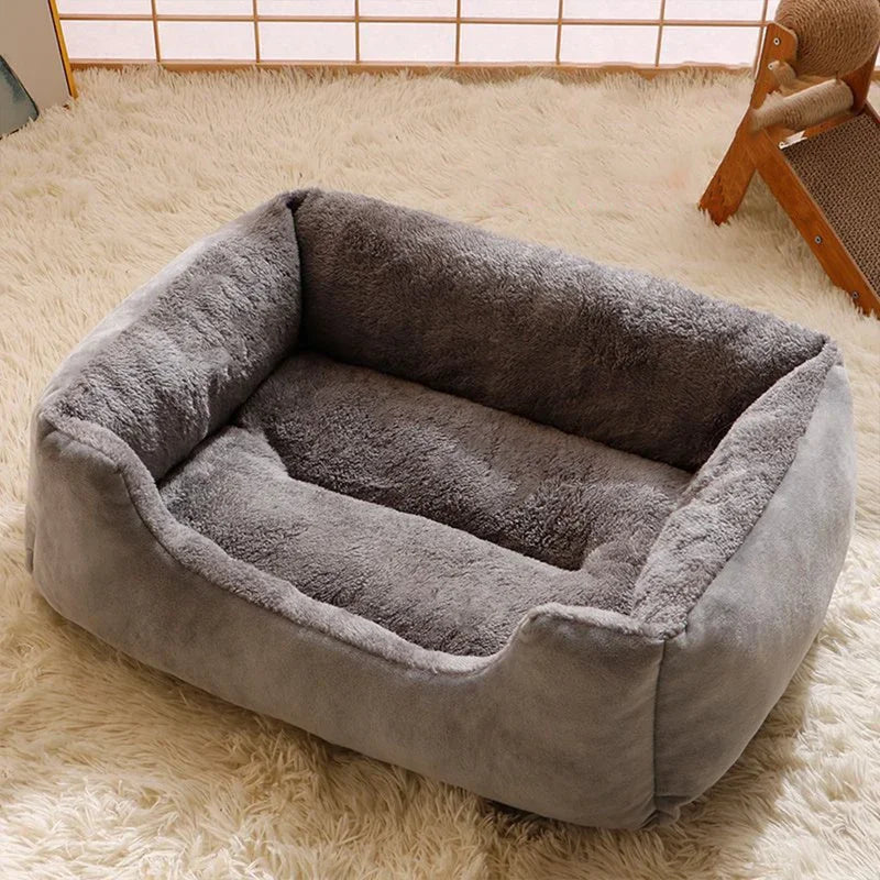 Soft Plush Cat Bed Cushion Basket House for Cats