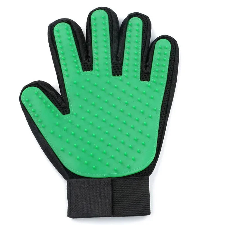Silicone Cat Grooming Gloves Hair Removal Brush Mitt Tool